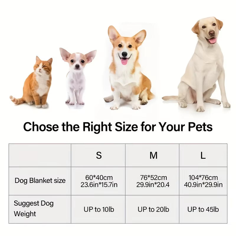 Soft and Cozy Cartoon Elephant Pet Blanket for Dogs and Cats Flannel Throw for Puppies and Kittens Universal Size Christmas Gift